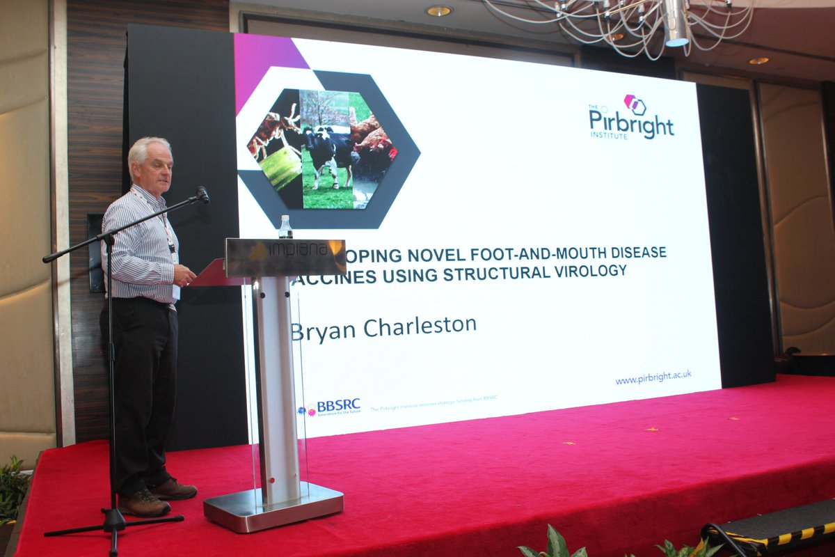 WSVirology's tweet photo. At the 3rd WSV Int. Conf.
#WSV2025
Host: @NibmMalaysia 
🧬 Session III: Vet. Viruses D1
 Chairs: #Colin_Parrish [@ASVPresident ] and #Shamala Sekaran
 “Next Generation Foot-and-Mouth Disease Vaccines”
By Prof #Bryan_Charleston, Director of The @Pirbright_Inst  #UK https://t.co/SVab5t8ovx