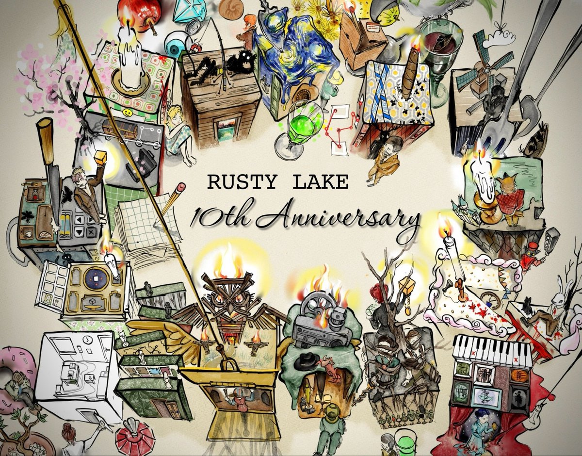 rustylake_kr's tweet photo. 10주년 큐브들 - @lusya1154911
찰흙으로 만든 생일 장면 - https://t.co/1ZPDUndWC1
판화풍 호수 캐릭터들 - @HalfSheardSheep
호텔 손님을 위한 케이크 - @hinekowo

#rustylake10 https://t.co/TKXpBLkmTe