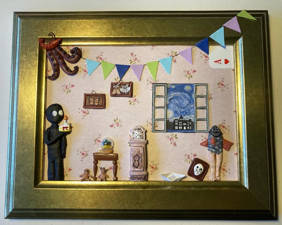 rustylake_kr's tweet photo. 10주년 큐브들 - @lusya1154911
찰흙으로 만든 생일 장면 - https://t.co/1ZPDUndWC1
판화풍 호수 캐릭터들 - @HalfSheardSheep
호텔 손님을 위한 케이크 - @hinekowo

#rustylake10 https://t.co/TKXpBLkmTe