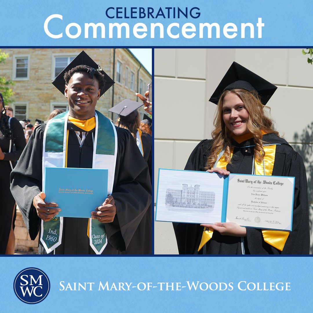 Today is the day! More than 360 graduates will be celebrated at the Commencement ceremonies! 🎓
Both ceremonies will be livestreamed! You can watch by visiting these links:
10 a.m. Campus Ceremony: youtube.com/live/gHZY33JKp…
3 p.m. WOL and Graduate Ceremony: youtube.com/live/21V6B9Hrb…
