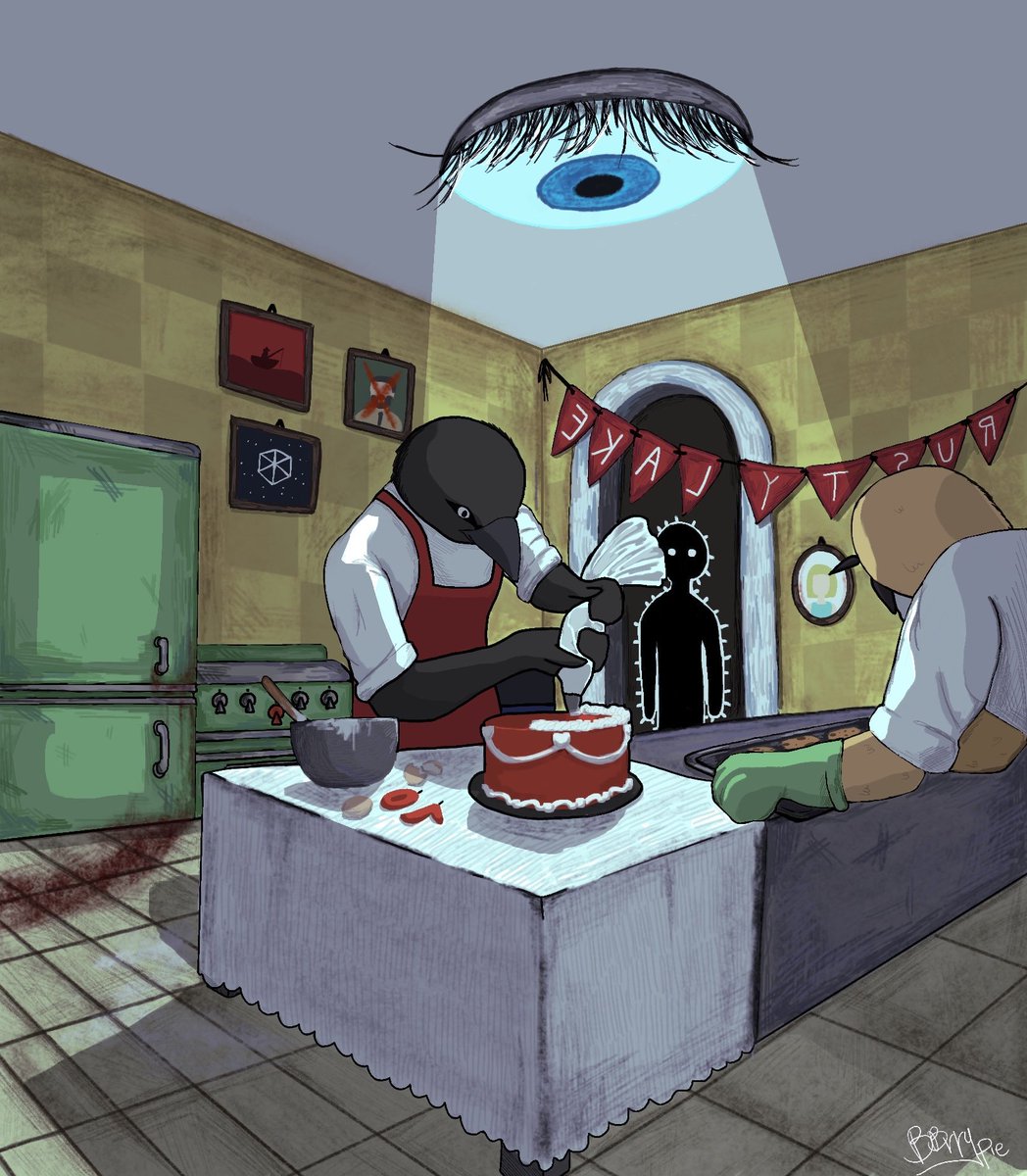 rustylake_kr's tweet photo. 생일상 준비 - https://t.co/NXax3PjTvV 
Mr. Owl과의 저녁 식사 - @OyuriLobato

여러분도 감동적인 #RustyLake10 작품을 즐겁게 감상하셨길 바랍니다! 👏 https://t.co/vOCJRClDdx