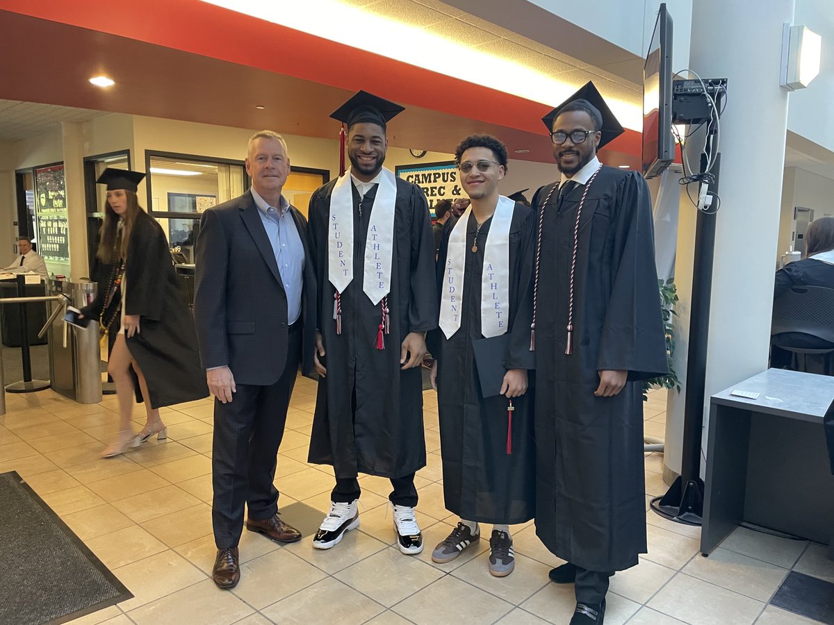 Great Day to Celebrate our Graduates!  I look forward to following their next chapters!
RelentlesS⚫️🏀🔴5️⃣🧡