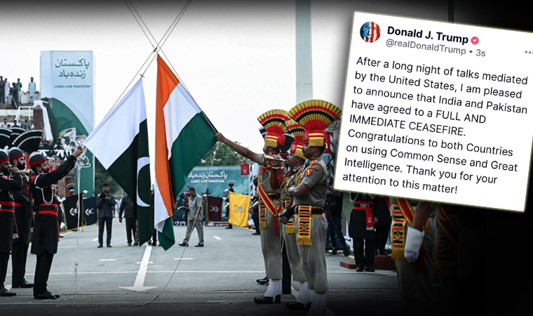 cumhuriyetgzt1's tweet photo. Trump, sosyal medya hesabından duyurdu:
🔴 Son Dakika: Pakistan ve Hindistan anlaştı!
https://t.co/QSWNMTas1A