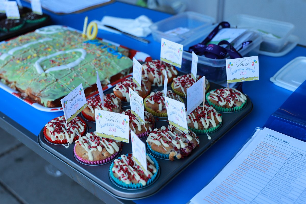 Harrow parkrun tweet media