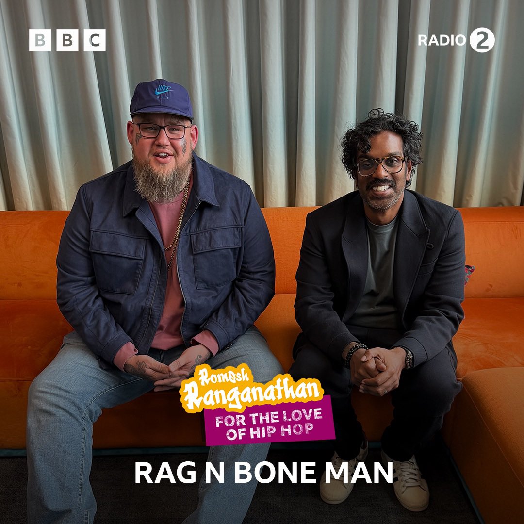 Always good to get some time in with <a href="/RomeshRang/">Romesh Ranganathan🧢</a>, cheers for having me on the show 👊🏻 we chatted on <a href="/BBCRadio2/">BBC Radio 2</a> all things hip hop and my new single. Listen to ‘For The Love Of Hip-Hop’ listen here bbc.co.uk/programmes/m00…