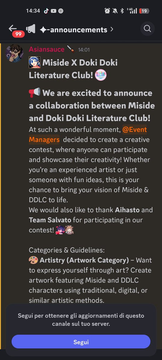 AlonFox_yt's tweet photo. Im so happy to see this announcement and i will partecipate on this event../ Sono così felice di vedere questo annuncio e parteciperò anche io a questo evento #MiSide #ddlc #DokiDokiLiteratureClub https://t.co/VyfhqbnG77