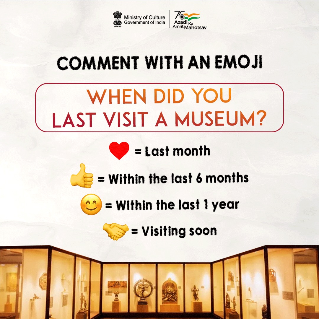 Share your answer with an emoji in the comment section👇

#MagicOfMuseums #JustQuizzing #CultureUnitesAll