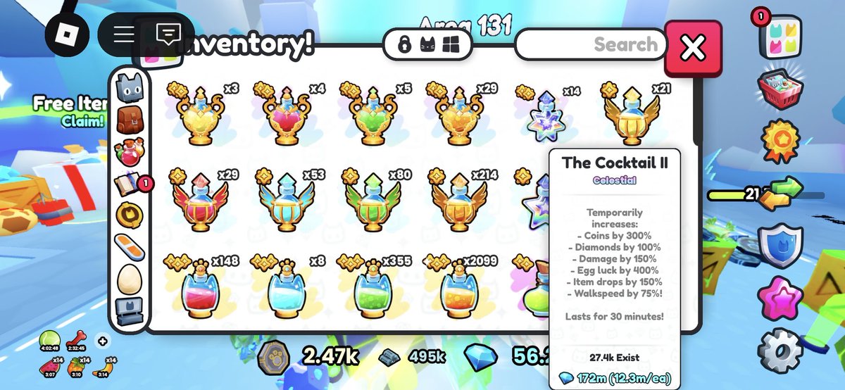 Who wants cocktails 2 for 5m each?