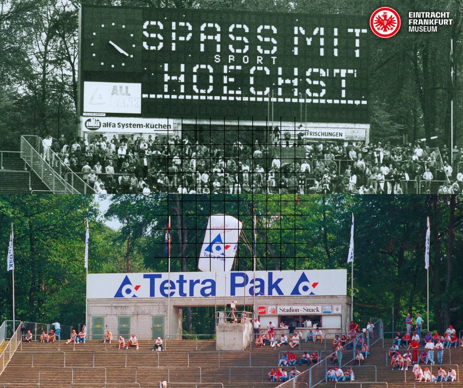 Einst und heute ⏳️🔙⁠ 
Zum 100. Stadiongeburtstag können wir euch sagen: Es hat sich einiges verändert in unserer wunderschönen Heimat. Wir wünschen viel Spaß bei unserer kleinen Zeitreise… 🥰⁠
⁠
#EFMuseum #SGE #Waldstadion #Jubiläum #100Jahre #SGEschichte
