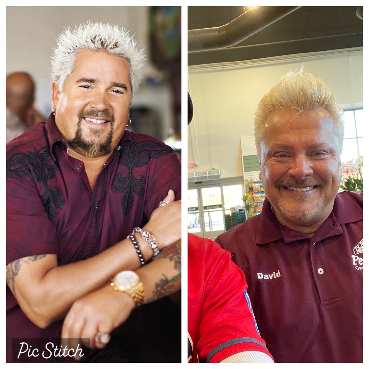 I just met the Guy Fieri of plants at Pettiti’s Garden Center- and his name is DAVID!😜😂