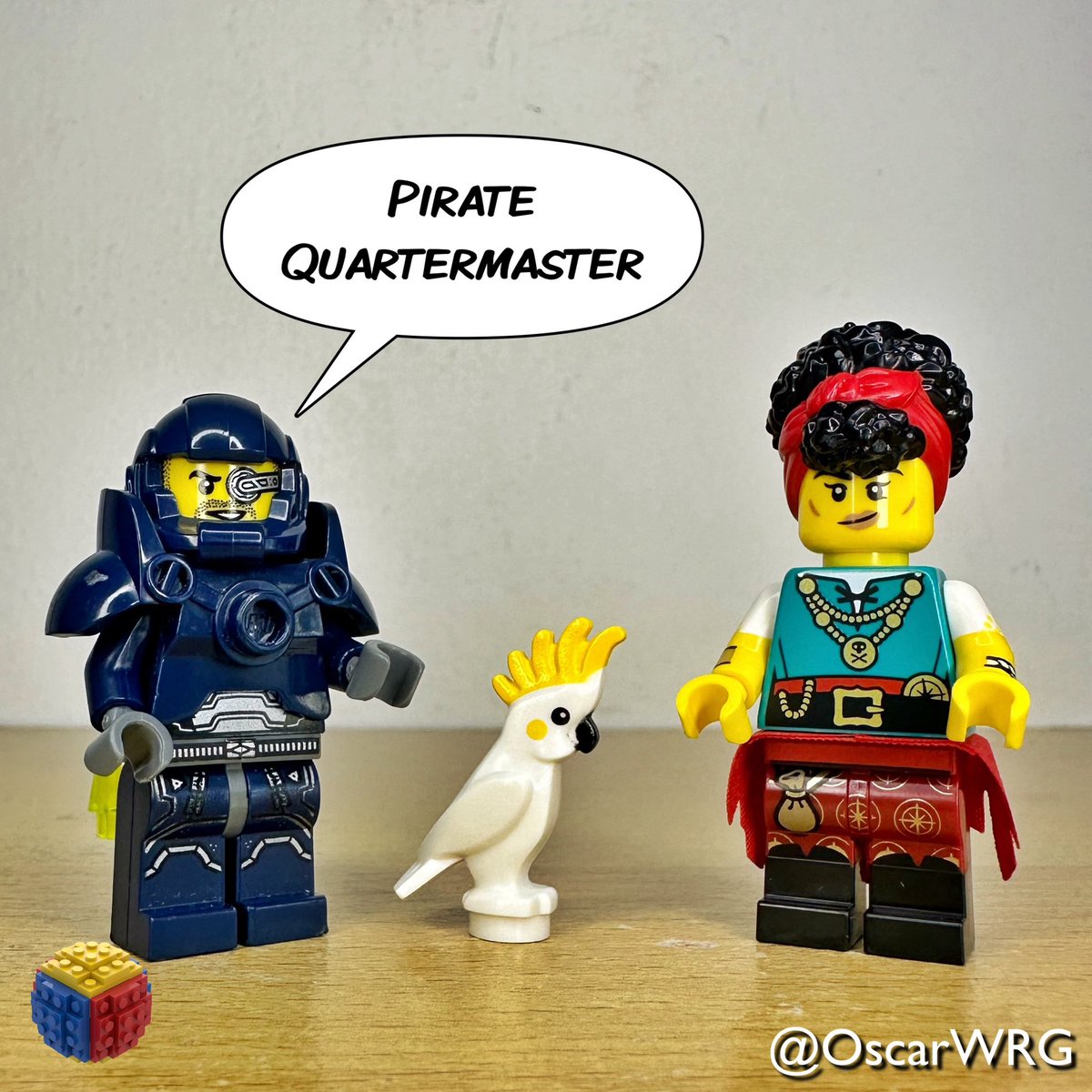 OscarWRG's tweet photo. #LEGO_Galaxy_Patrol #LEGO #cmf #series27 #PirateQuartermaster #Pirate #Quartermaster @LEGO_Group @DoSAinterntl https://t.co/ITHlUDaKlD