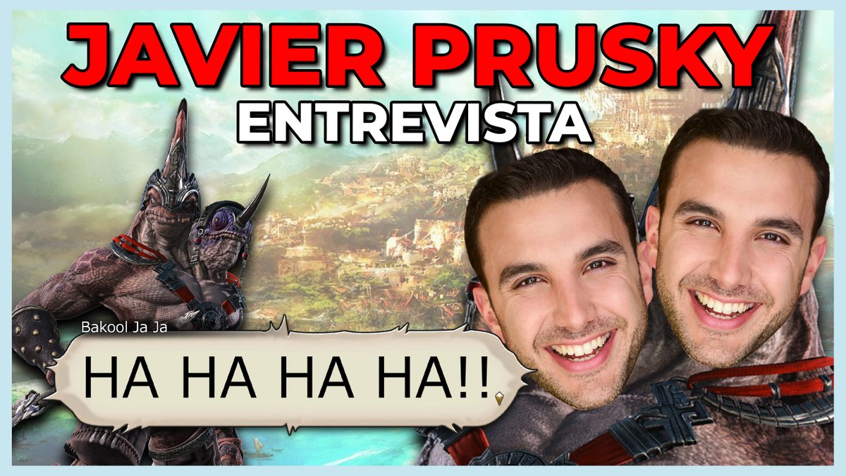 ¡Ya en 🎬YouTube: Entrevista a Javier Prusky, la voz de Bakool Ja Ja en #FFXIV!  

En esta entrevista no sólo descubrimos experiencia de <a href="/JavierPrusky/">Javier Prusky - FFxiv - Genshin - Digimon</a> en #FFXIV, sino también muchas más facetas de esta gran persona que, además, ha apoyado tanto nuestra causa💙💜

⬇️Video abajo⬇️