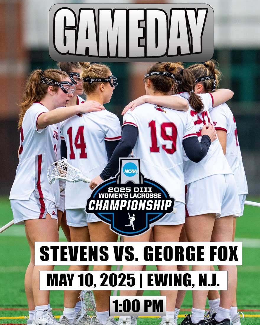Women’s Lacrosse vs. George Fox
NCAA Tournament First Round
📍Ewing, NJ (TCNJ)
⏰ 1:00 PM
📊 tcnjathletics.com/sidearmstats/w…
📺 ncaa.com/game/6449006