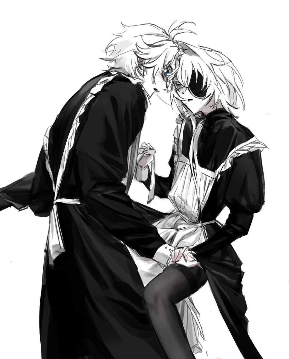 akaimacha's tweet image. 메이드..