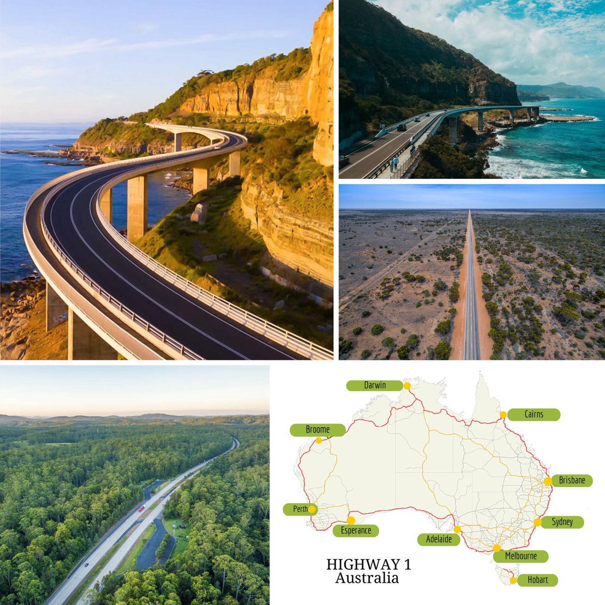 #你知道嗎 暱稱「大圈」的澳洲 1 號公路，是世界🌏最長的連續道路，全長超過 14,500 公里，沿著🇦🇺美麗的海岸線，環繞整個澳洲大陸。我知道 #騎車環島 在台灣超受歡迎，但如果是騎車繞「大圈」，會不會有點逼人呀！