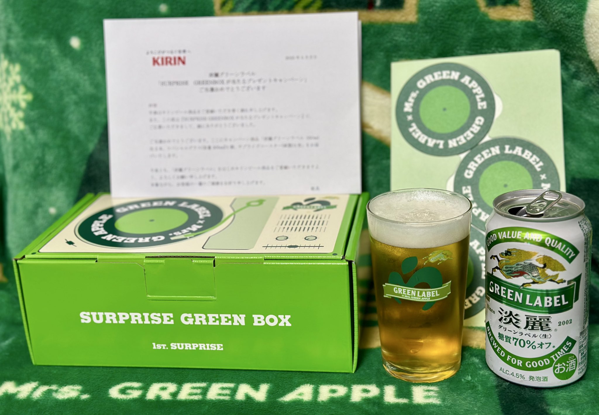 当選品【Mrs. GREEN APPLE】SURPRISE GREENBOX 当選品【Mrs. GREEN APPLE】SURPRISE GREENBOX - メルカリ