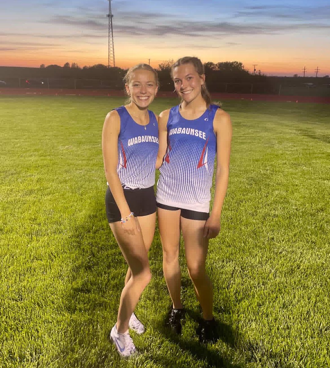 Sophomore Grace Zeller and Senior Payton Wurtz of Wabaunsee shatter meet records at Jeff County North. Zeller breaks her own record in the 400 with 59.09 (4th in 2A), and Wurtz absolutely shatters the 1600 record which was 5:41 with a time of 5:15. This places Wurtz at the top of