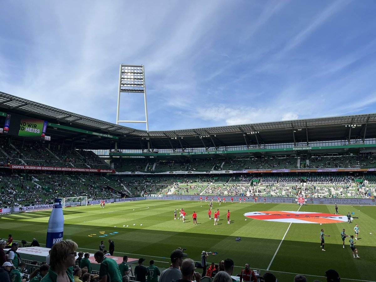 Heute geht’s um viel am Bremer Osterdeich #SVWRBL #RBLeipzig