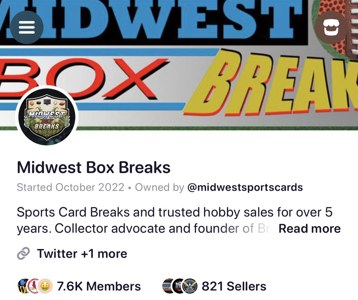 🚨MBB Marketplace 🚨
Saturday Sales Thread 
1. Good pics.
2. MUST HAVE A PRICE. 
3. Retweet/follow for 👀 
4. NO breaks/giveaways/eBay 
5. NO boxes/packs.

Sponsored by MBB Marketplace. 
SELLERS WANTED!
All listings backed 100%
7600 Members! 800 sellers👇
Midwestboxbreaks.net