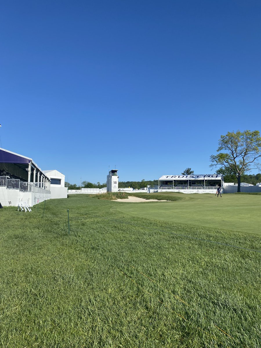 Beautiful, but windy, day in store for round 3 of the <a href="/TruistChamp/">Truist Championship</a> - will be a much different challenge for the players today than the previous two days.  <a href="/pcc1854/">PCC1854</a> <a href="/PGATOUR/">PGA TOUR</a>