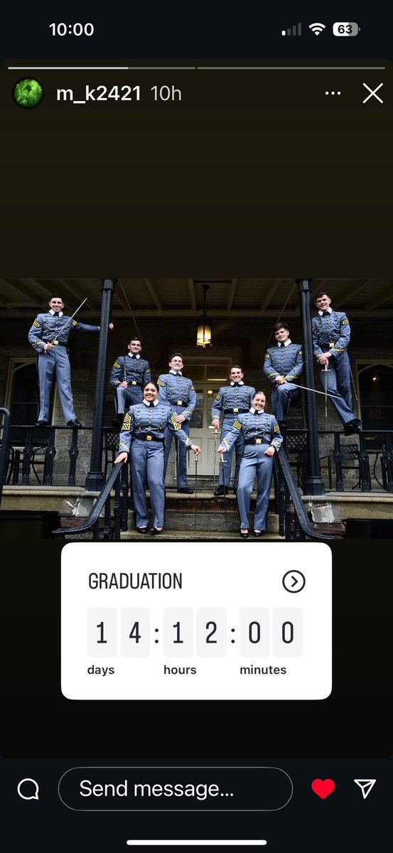 KentKnutson's tweet image. 14 days until America’s leaders graduate @WestPoint_USMA  so proud of all of them and thrilled for America @Matthew81362322 @kkak907 #usma2025 #ClassOf2025