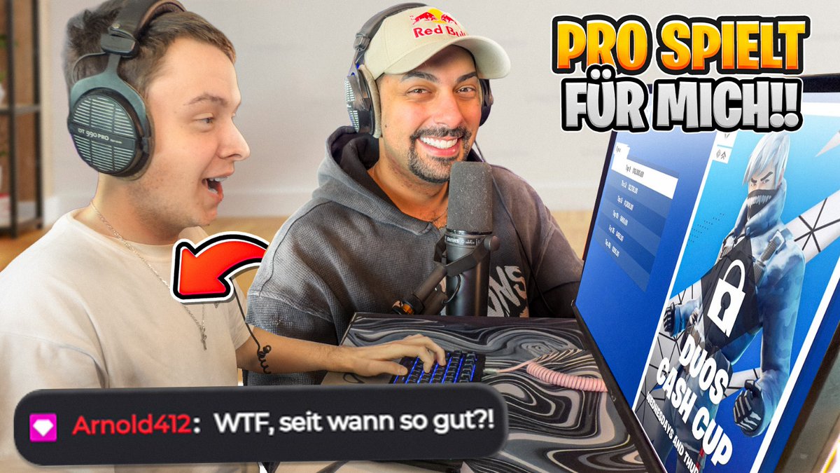 FORTNITE PRO spielt HEIMLICH ein TURNIER für mich! (Extrem) - Neues YouTube Video draußen, checkt es ab 🧡