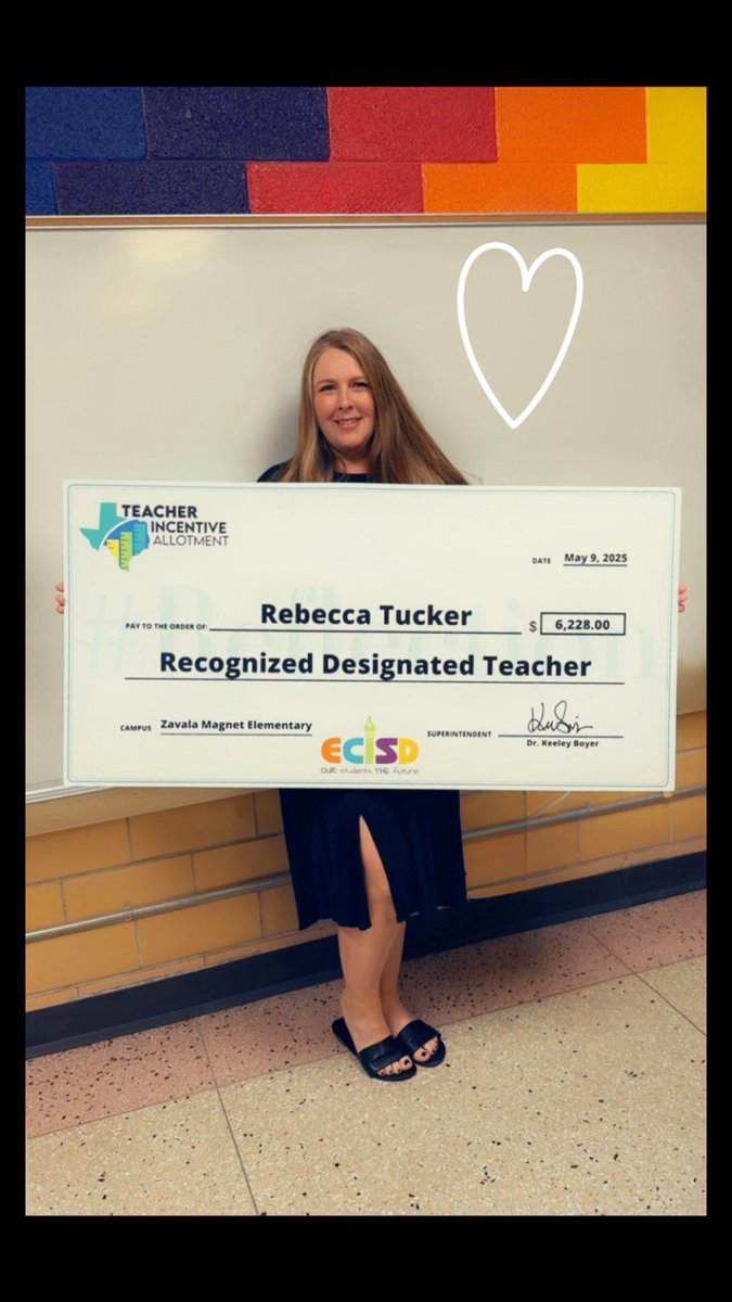 Tucker’s Pre-Kinders (@tucker_taught) on Twitter photo It is such an honor to be recognized for hard work and dedication to student learning! Thank you <a href="/ZavalaMagnet/">Zavala Elementary</a> and <a href="/EctorCountyISD/">Ector County ISD</a>! #TeacherIncentiveAllotment It is such an honor to be recognized for hard work and dedication to student learning! Thank you <a href="/ZavalaMagnet/">Zavala Elementary</a> and <a href="/EctorCountyISD/">Ector County ISD</a>! #TeacherIncentiveAllotment