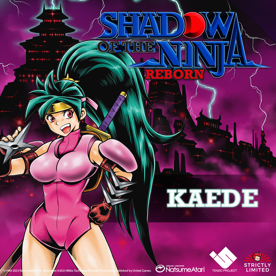⚔️ Kaede strikes in Shadow of the Ninja – Reborn! Deadly, agile