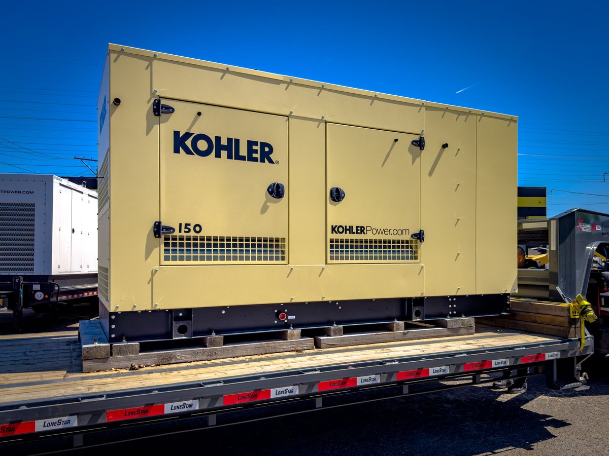 WoodstockPower1's tweet image. Just in! A brand new 150kW Kohler generator has arrived—and it&apos;s ready to deliver serious power. Perfect for backup or expansion. 
Interested? Contact us at 610-658-3242 or visit WoodstockPower.com for inventory and details!
#NewArrival #KohlerGenerator #solutionsbywoodstock