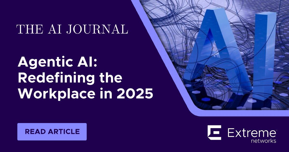 "Unlocking #AI's full potential requires not only skilled workers who trust the technology but also a reliable and secure network that scan support flawless performance." Markus Nispel explains why successful use of #AgenticAI demands a shift in both technology and talent