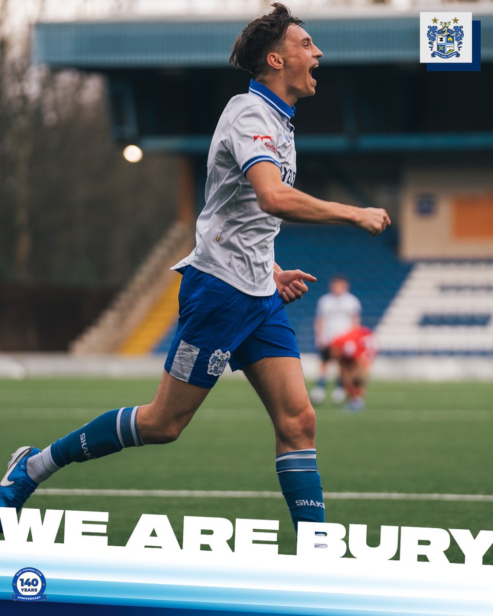 ⚪🔵 New Contract | Aiden Walker 

After joining us in the second half of the season, he’s become a mainstay and we look forward to seeing more from Aidan in 2025/26. 

#BuryFC | #bfc140
