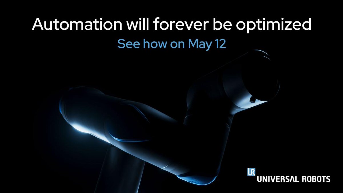 Universal_Robot's tweet image. 🚨 It’s almost here! #Automate2025 kicks off in just days.

✅ New cobot reveal
✅ Live cobot walks
✅ Real-world automation demos
✅ Meet the UR+ ecosystem

📍 Booth 4023 + 3623 | May 12–15
🎟️ urrobots.com/iPd

#UniversalRobots #Cobot #Manufacturing #Automation