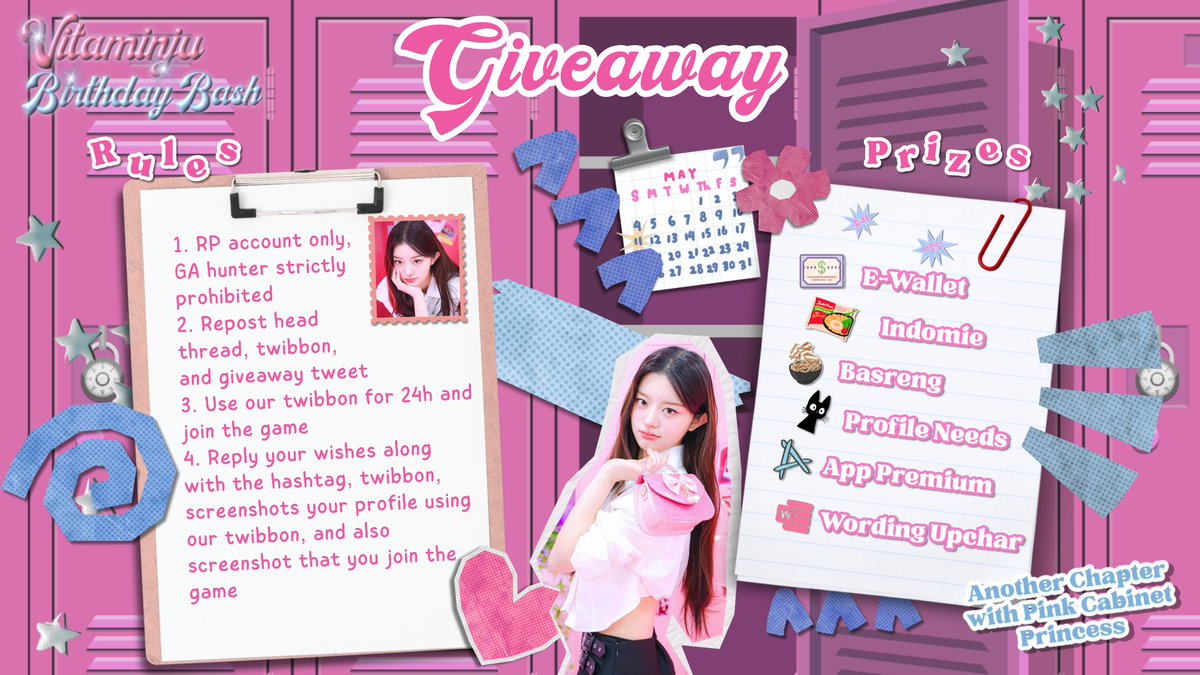 ⠀
🐇 ໋ Inside Minju’s pink cabinet, bunny wraps each 𝗴𝗶𝘃𝗲𝗮𝘄𝗮𝘆 gift with little paws, adding a pinch of Vitaminju﹙🎀﹚Ribbons curl, paper crinkles, and everything feels soft, like a secret waiting to be found ♥︎᤻ᜓ
⠀
