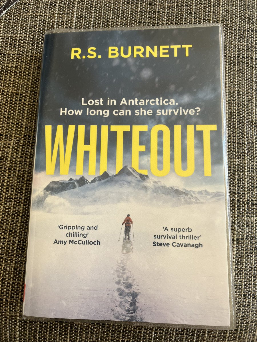 Just finished reading “Whiteout” by RS Burnett <a href="/RobBurnett/">RS Burnett</a> oh Rachel, are you sure you’re cut out for this?