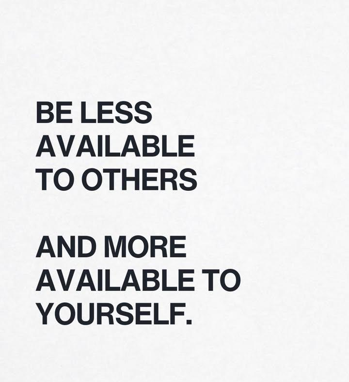 Good reminder