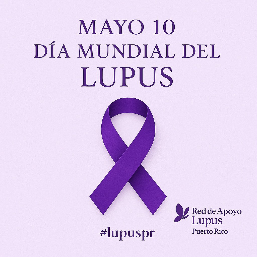 💜 ¡Hoy! Mayo 10, Día Mundial del Lupus. Dedica tiempo para conocer sobre la enfermedad. Escucha. Apoya. Acompaña. 

🙏Gracias a los profesionales y colaboradores que hacen posible una mejor calidad de vida para los pacientes, familiares y comunidad en general.💜 <a href="/WorldLupusFed/">WorldLupusFederation · #WorldLupusDay</a>