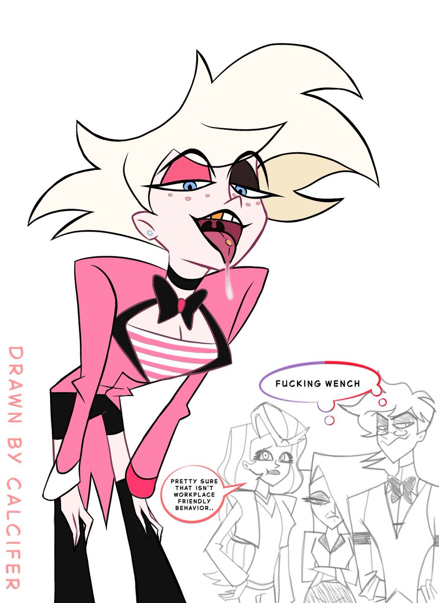 Who’s gonna tell em?
#angeldust #HazbinHotel #hazvillehotel #Alastor #huskerdust #radioapple #chaggie