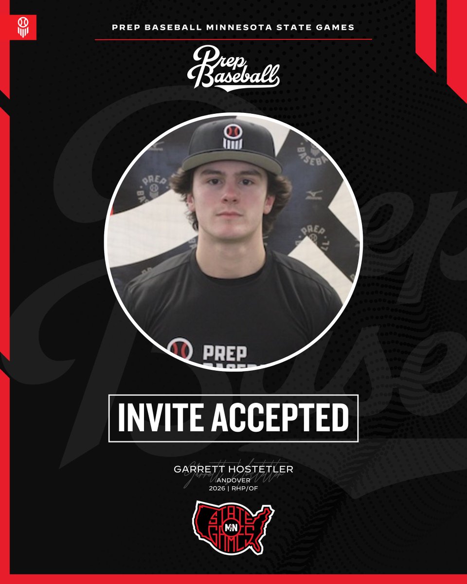 Prep Baseball Minnesota (@prepbaseballmn) on Twitter photo ๐ ๐ถ๐ป๐ป๐ฒ๐๐ผ๐๐ฎ ๐ฆ๐๐ฎ๐๐ฒ ๐๐ฎ๐บ๐ฒ๐: ๐๐ฏ๐ท๐ช๐ต๐ฆ ๐๐ค๐ค๐ฆ๐ฑ๐ต๐ฆ๐ฅ โ
Garrett Hostetler | <a href="/HostetlerG20/">Garrett Hostetler</a>
โน๏ธ 2026, RHP/OF, Andover
๐ค loom.ly/RYVTDLA
๐๐ฆ๐ฒ๐ถ๐ฆ๐ด๐ต ๐บ๐ฐ๐ถ๐ณ ๐ช๐ฏ๐ท๐ช๐ต๐ฆ โก๏ธ loom.ly/CyEX7OM ๐ ๐ถ๐ป๐ป๐ฒ๐๐ผ๐๐ฎ ๐ฆ๐๐ฎ๐๐ฒ ๐๐ฎ๐บ๐ฒ๐: ๐๐ฏ๐ท๐ช๐ต๐ฆ ๐๐ค๐ค๐ฆ๐ฑ๐ต๐ฆ๐ฅ โ
Garrett Hostetler | <a href="/HostetlerG20/">Garrett Hostetler</a>
โน๏ธ 2026, RHP/OF, Andover
๐ค loom.ly/RYVTDLA
๐๐ฆ๐ฒ๐ถ๐ฆ๐ด๐ต ๐บ๐ฐ๐ถ๐ณ ๐ช๐ฏ๐ท๐ช๐ต๐ฆ โก๏ธ loom.ly/CyEX7OM