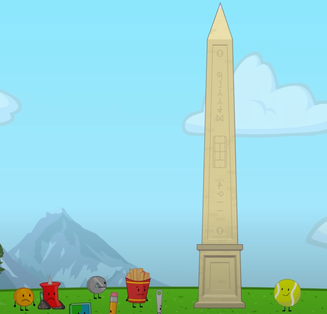 SsMadb0's tweet photo. is this tennis ball's obelisk https://t.co/H1PLq4ggg2