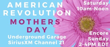 Cya at 10am EDT for the 2025 Mothers’ Day edition of my American Revolution Radio Show - only in <a href="/littlesteven_ug/">Little Steven's Underground Garage</a> on <a href="/SiriusXM/">SiriusXM</a> channel 21