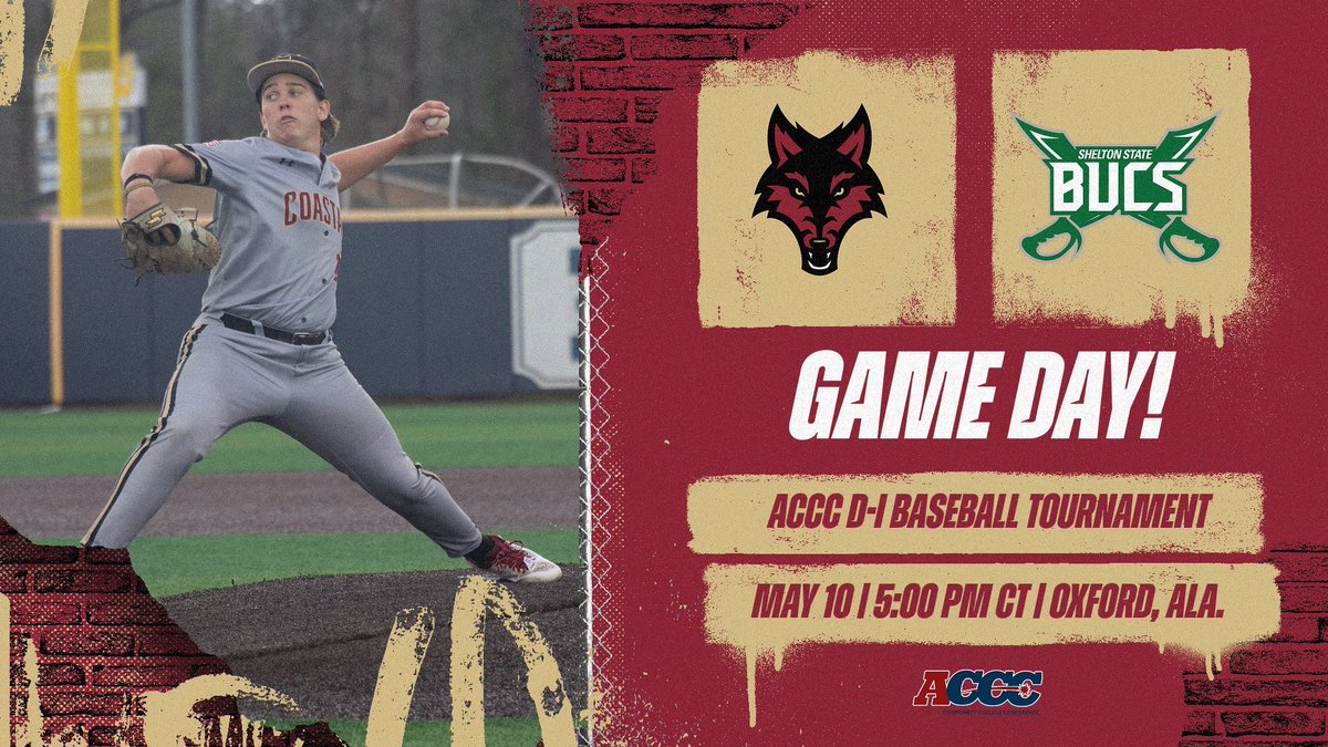 BSB ⚾️ | Looking to continue the winning ways in postseason play!

🆚: Shelton State 
📍: Choccolocco Park | Oxford, Ala.
⌚️: 5:00 PM CT
🖥️: <a href="/JockJive/">JockJive Sports</a> Sports YouTube 

#GoYotes