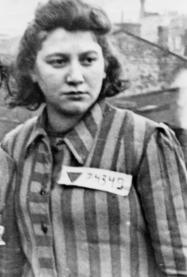 When teaching about the Nazi book burnings, which began #OTD 1933. I use this drawing by Ella Liebermann, who survived Auschwitz in part due to her art skills. After Liberation in 1945, she began to create a series of drawings, On the Edge of the Abyss. Art below, Book Burning.