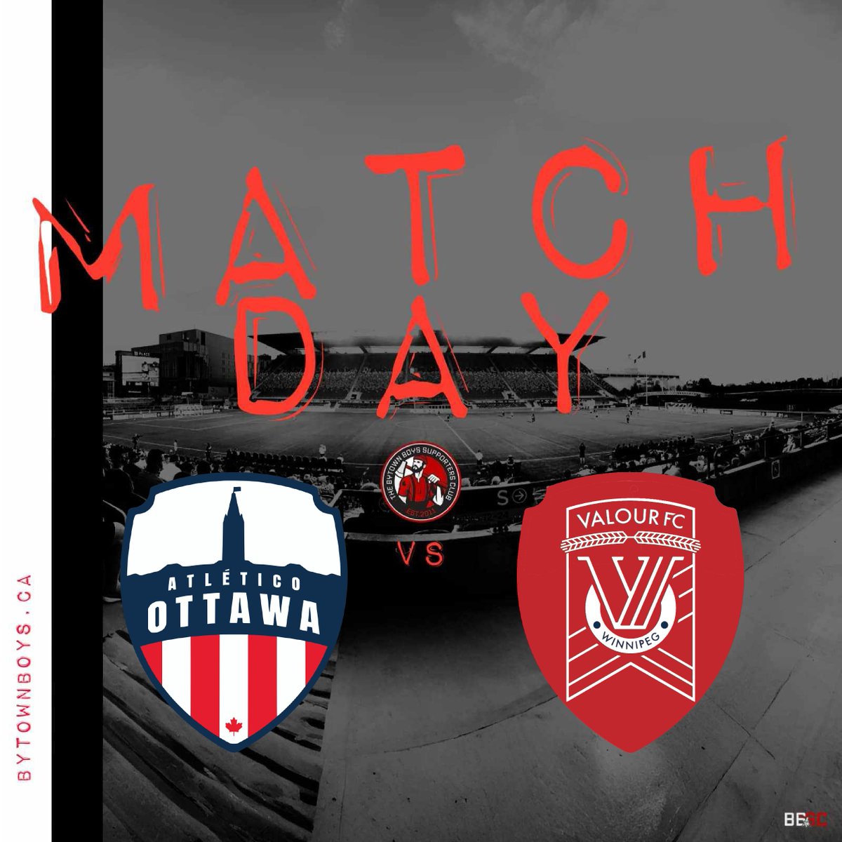 BytownBoys's tweet photo. #ItsFootballDay 
I cant write, I cant read and  doesn't even matter
I come from Valour Town and I'm a ****ing wanker
#BringTheNoise #SupportLocalFootball #AllezOttawa #ForOttawa #VamosOttawa

2pm KO https://t.co/l7QpXHp1nu