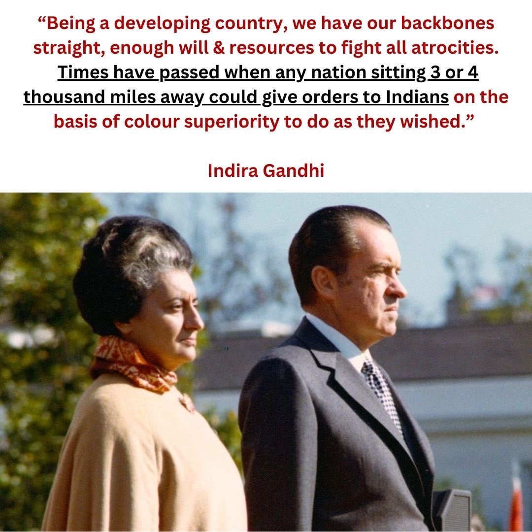 Shantanu (@shaandelhite) on Twitter photo “Times have passed when any nation sitting 3000-4000 miles away could give orders to Indians.”
— Indira Gandhi Ji
A lesson to <a href="/narendramodi/">Narendra Modi</a>
#ceasefire “Times have passed when any nation sitting 3000-4000 miles away could give orders to Indians.”
— Indira Gandhi Ji
A lesson to <a href="/narendramodi/">Narendra Modi</a>
#ceasefire