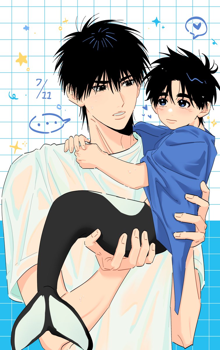 捡到人鱼了（（