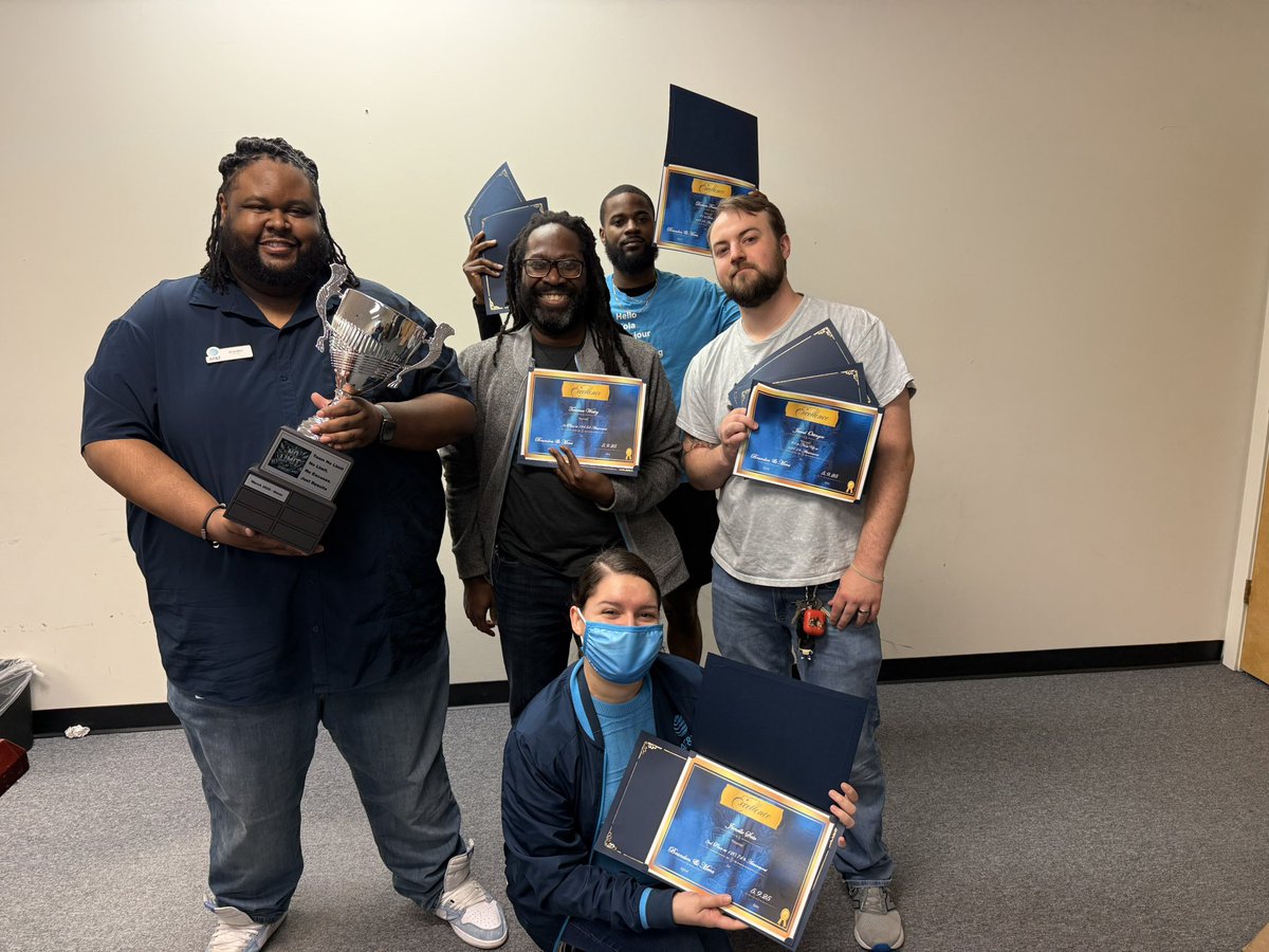 Chamera Robinson (@chamera_att) on Twitter photo Store meeting was a success, proud is an understatement!
Dover store finishing at 134.10% attainment for the month of April!
Not only #1 under our AD <a href="/MikeSBurgess_/">Michael</a> but also under our DOS <a href="/BaezYasmine/">Yasmine Baez</a>
These awards were earned.
Good work. ✨
<a href="/Brando8905/">Brandon Peterson</a> <a href="/TeamNOLIMITDEMD/">Team NO LIMIT DE/MD</a> Store meeting was a success, proud is an understatement!
Dover store finishing at 134.10% attainment for the month of April!
Not only #1 under our AD <a href="/MikeSBurgess_/">Michael</a> but also under our DOS <a href="/BaezYasmine/">Yasmine Baez</a>
These awards were earned.
Good work. ✨
<a href="/Brando8905/">Brandon Peterson</a> <a href="/TeamNOLIMITDEMD/">Team NO LIMIT DE/MD</a>