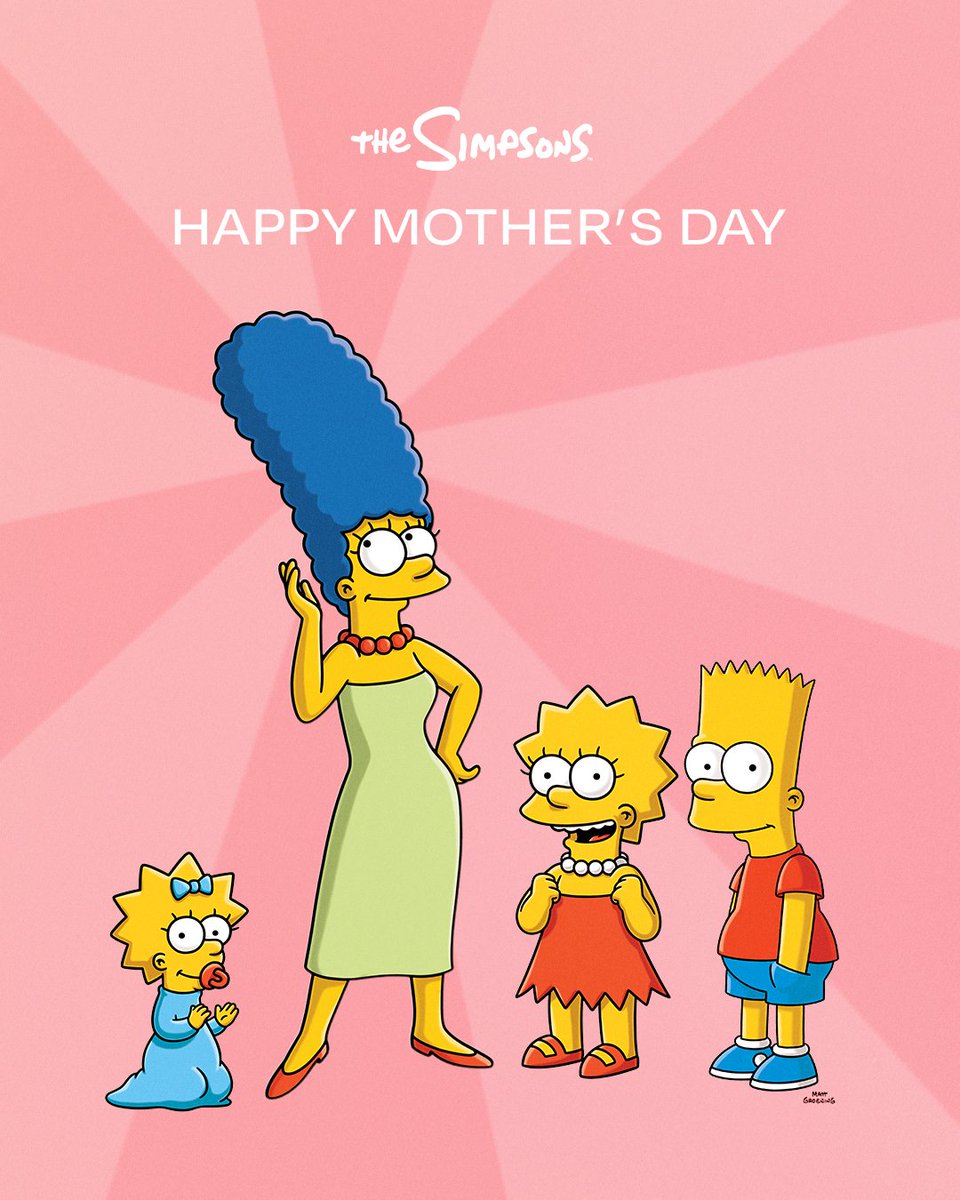 She kept Bart alive, guided Lisa through life, and made sure Maggie was always safe. Happy Mother’s Day, Marge! Tag a mom who’s doing it all 💐