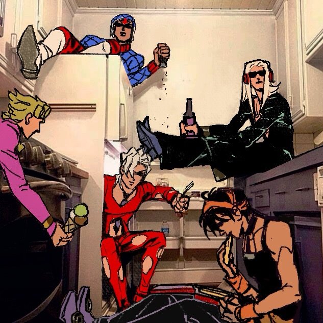 6B3dVVLXDMVjcro's tweet photo. Bucciarati is not at home today.
#jjba #jjbafanart https://t.co/ka3iPpKIT4
