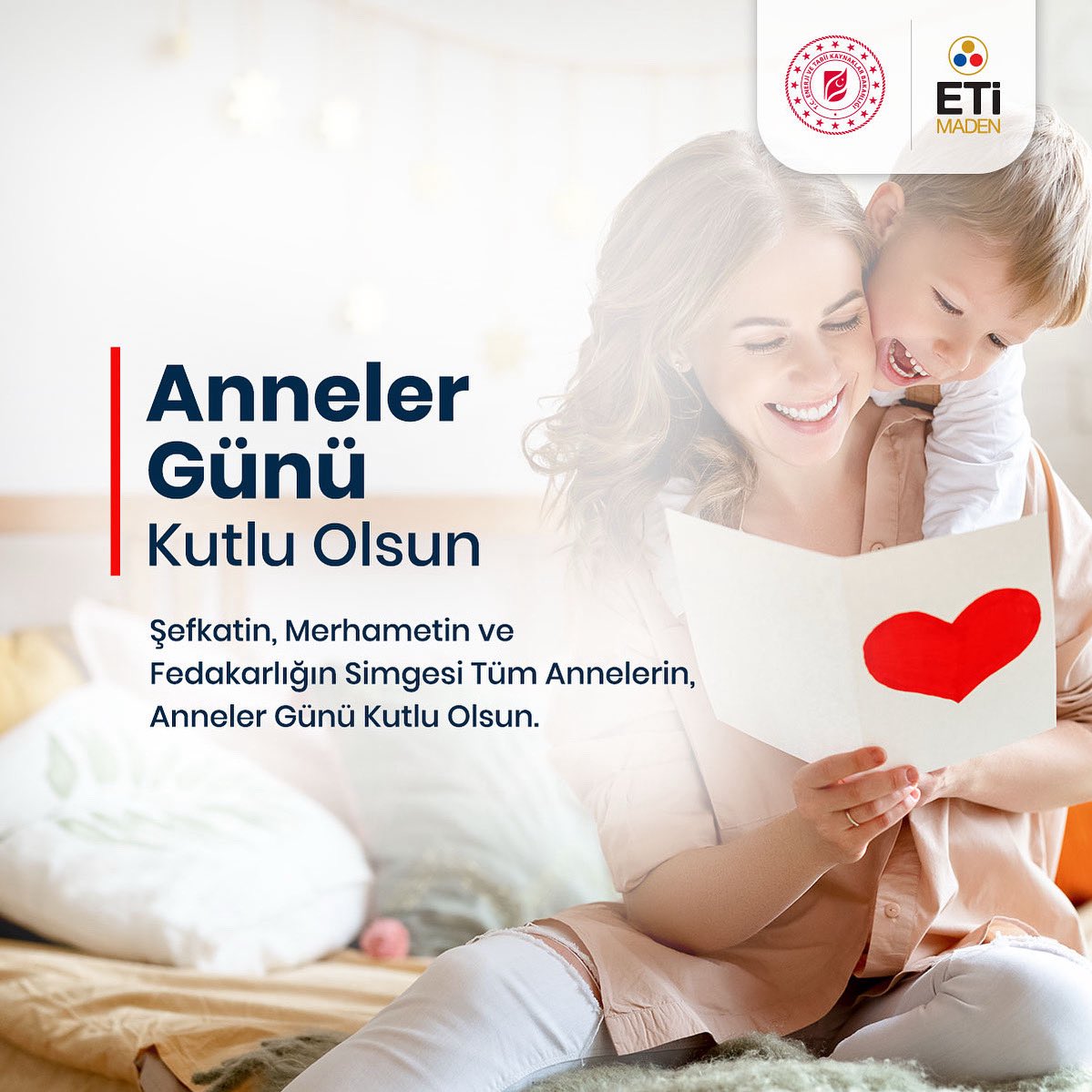 Şefkatin, Merhametin ve Fedakarlığın Simgesi Tüm Annelerin, Anneler Günü Kutlu Olsun.