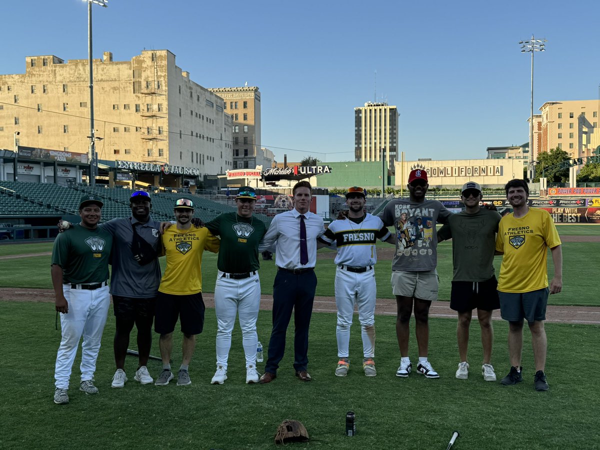 Oh, SO MUCH FUN!  You HAVE to come see the Fresno A’s summer college baseball team, with its college players from schools all around the country, play at Chukchansi Park/Grizzlies Stadium in 2025.  See the attached schedule and come see us play!